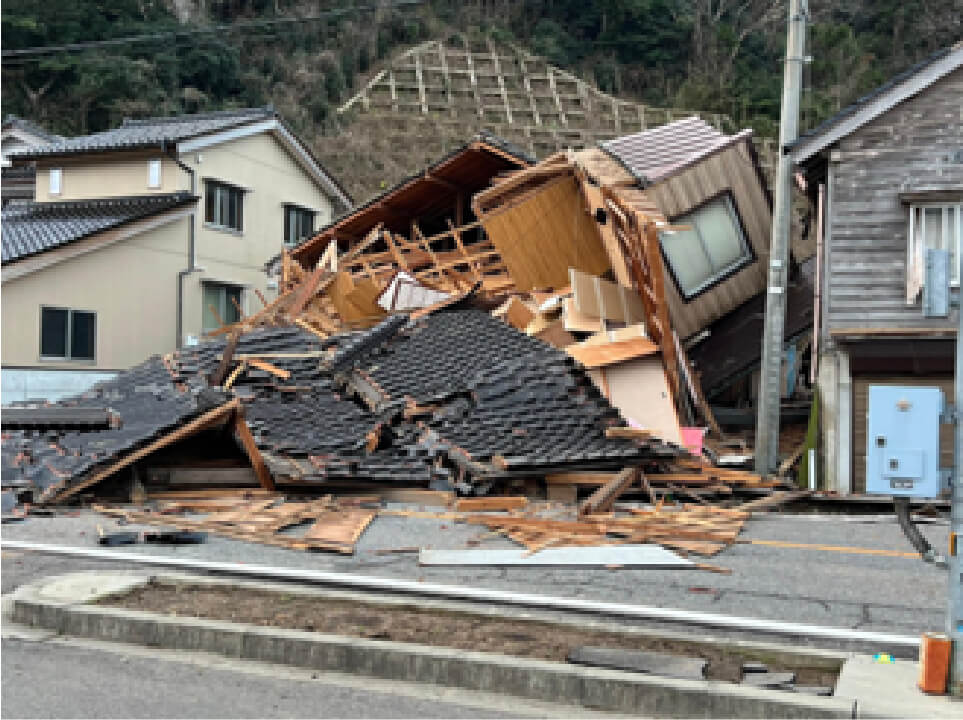 ※2024年1月、能登半島地震の被災地