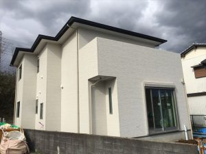 長泉町　下長窪マイホーム新築注文住宅　足場撤去完了です