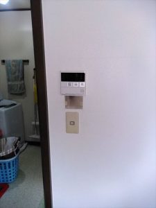 ノーリツ給湯器交換　浴室リモコン