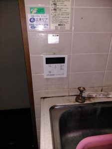 沼津市 給湯器交換 リンナイ台所リモコン