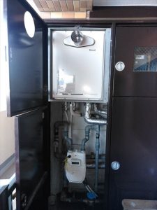 沼津市 給湯器交換 リンナイ PS扉内