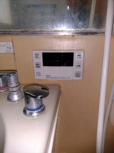 沼津市　給湯器交換　風呂用リモコン