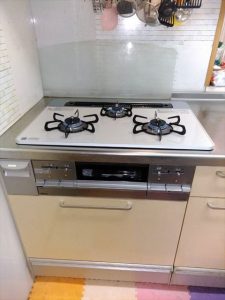 函南町 パロマビルトインコンロ交換 ブリリオ