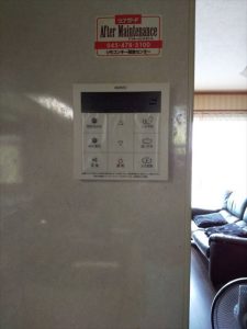 ノーリツ製ＧＴ台所リモコン