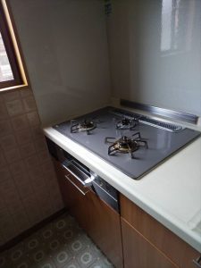 三島市　ガスコンロ交換