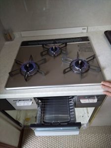 沼津市　ガスコンロ交換　リンナイマイトーン