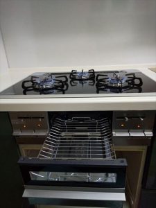 沼津市でパロマ製ブリリオシリーズのガスコンロに交換