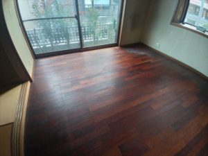 沼津市で床上張り工事