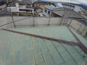 沼津市 増築部分からの屋根雨漏り補修