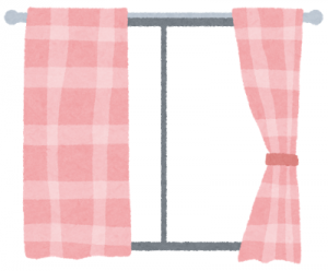 窓を演出するカーテンとブラインド