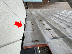沼津市 雨漏りのため瓦屋根の現場調査