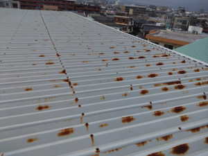 清水町 折半屋根のメンテナンス