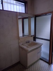 沼津市でパナソニックの洗面台にリフォーム