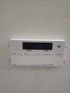 沼津市ノーリツ給湯浴室リモコン交換