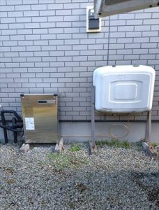 富士宮市　ノーリツ給湯専用 石油給湯器