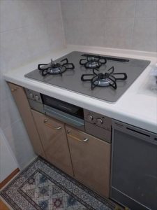 熱海市　ビルトインコンロ交換　パロマフェイシスグランド