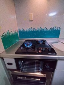 ガスコンロ　パロマ　コンパクト