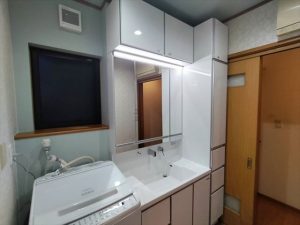 御殿場市　洗面リフォーム　タカラ「ファミーユ」