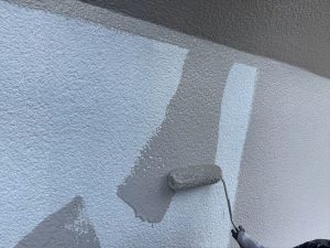 函南町　戸建住宅　モルタル外壁塗装と雨戸木枠の補修