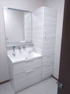 沼津市　人気の洗面台「ファミーユ」で毎日が心地よくなる空間に