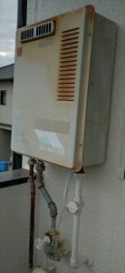 長泉町で　ノーリツ製給湯器交換