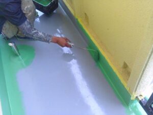 「通気緩衝工法」でベランダ・屋根防水