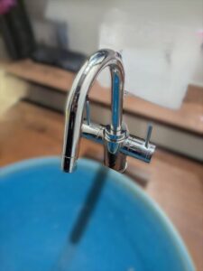 沼津市 使いにくかった洗面所の水栓を交換