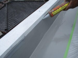 沼津市 雨漏り対策にもつながる笠木防水工事