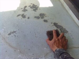 三島市 雨漏り バルコニー補修