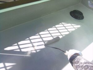 三島市 雨漏りバルコニー補修 ウレタン防水