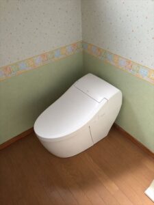 沼津市 トイレリフォーム TOTO一体形便器GGA1
