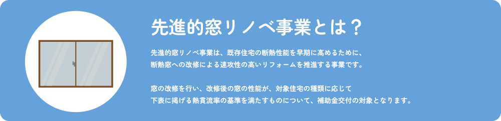 先進的窓リノベ事業とは?