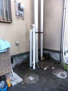 コロナ給湯器取り外し　給湯器交換