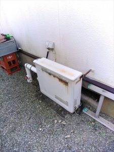 裾野市佐野でリンナイ製エコジョーズ給湯器に交換