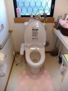 清水町　ウォシュレット取替　トイレリフォーム　