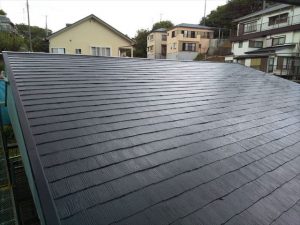 函南町でカラーベスト屋根材の劣化のため屋根塗装リフォーム