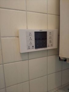 沼津市　ノーリツ給湯器交換　浴室リモコン交換
