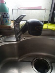 沼津市　水栓交換　キッチン水栓水漏れ