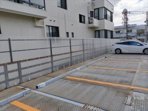 三島市の駐車場改修工事