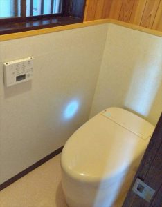 函南町　トイレリフォーム　タンクレストイレ