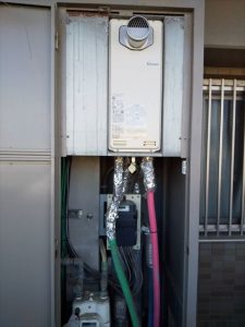 沼津市でリンナイエコジョーズ給湯器の交換