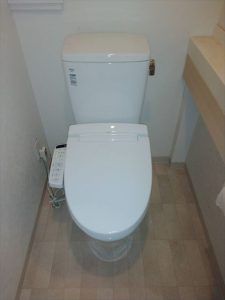 沼津市でトイレ漏水の為リフォーム