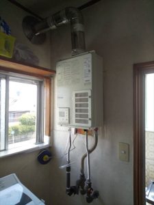 沼津市でパロマ給湯専用給湯器の交換