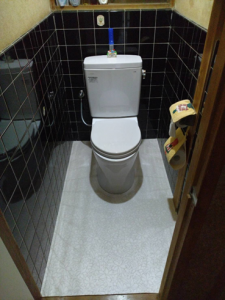 三島市 お掃除の楽なトイレへリフォーム！