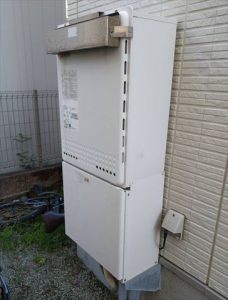 清水町でノーリツ製エコジョーズ給湯器の交換