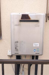 清水町でリンナイ製給湯器交換