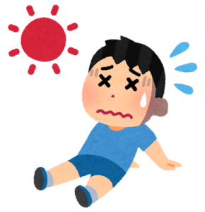 酷暑イラスト