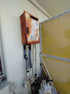 沼津市 ノーリツ製給湯器交換