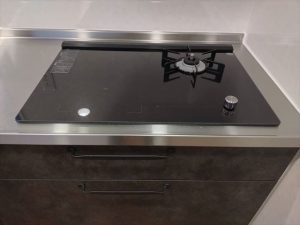 沼津市　キッチンリフォーム　ハイブリットコンロ「デュアルシェルフ」