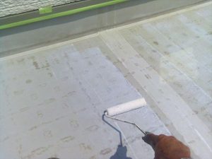 ジョイントタイルを撤去してウレタン防水仕上げに！